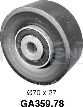 SNR GA359.78 - Galoppino / Guidacinghia, Cinghia Poly-V autozon.pro