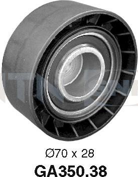 SNR GA350.38 - Galoppino / Guidacinghia, Cinghia Poly-V autozon.pro