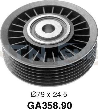 SNR GA358.90 - Galoppino / Guidacinghia, Cinghia Poly-V autozon.pro