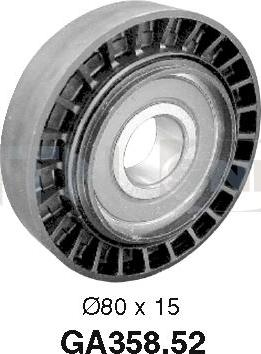 SNR GA358.52 - Galoppino / Guidacinghia, Cinghia Poly-V autozon.pro