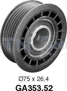 SNR GA353.52 - Galoppino / Guidacinghia, Cinghia Poly-V autozon.pro