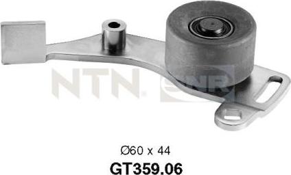 SNR GT359.06 - Rullo tenditore, Cinghia dentata autozon.pro