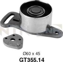 SNR GT355.14 - Rullo tenditore, Cinghia dentata autozon.pro