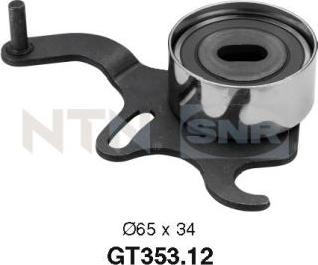 SNR GT353.12 - Rullo tenditore, Cinghia dentata autozon.pro