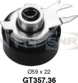 SNR GT357.36 - Rullo tenditore, Cinghia dentata autozon.pro