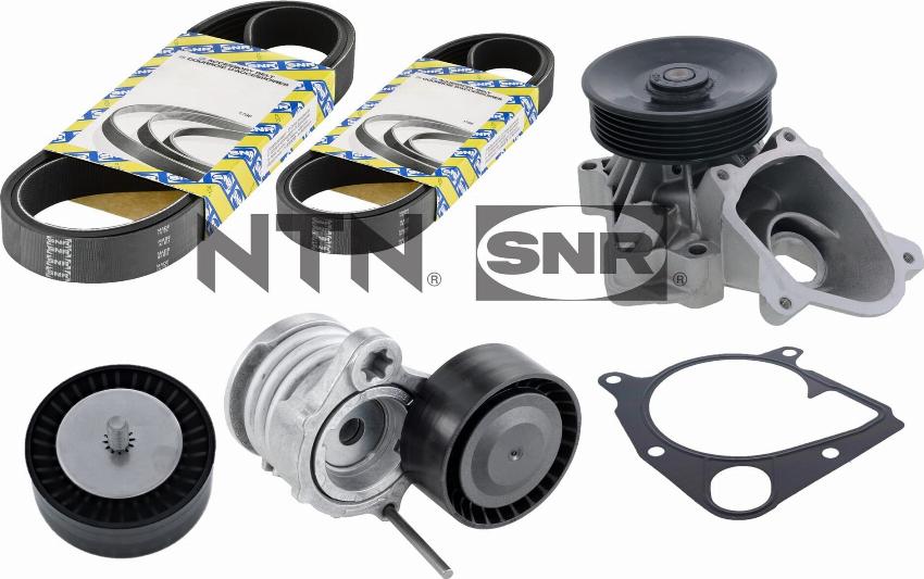 SNR KAP850.060 - Pompa acqua + Kit cinghia Poly V autozon.pro