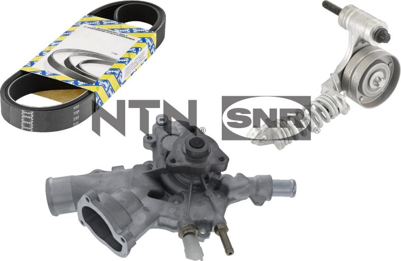 SNR KAP853.020 - Pompa acqua + Kit cinghia Poly V autozon.pro