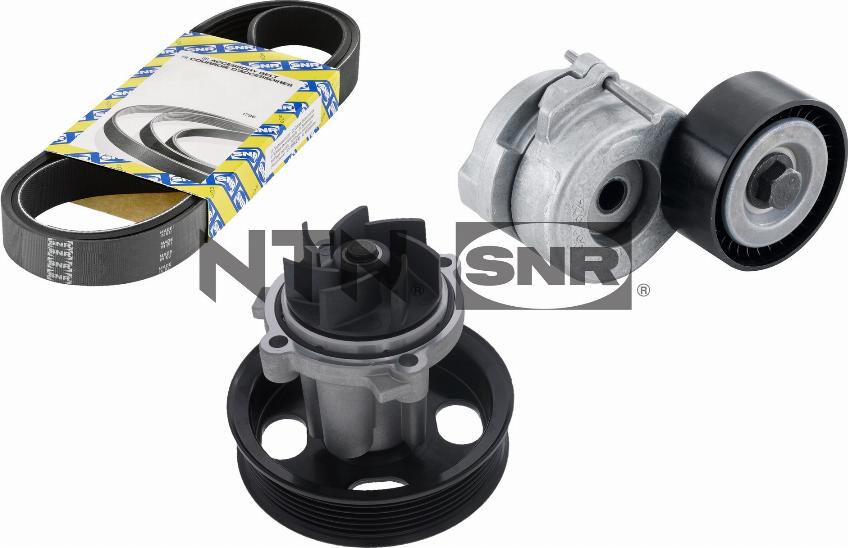 SNR KAP853.110 - Pompa acqua + Kit cinghia Poly V autozon.pro