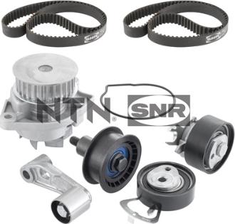 SNR KDP457.260 - Pompa acqua + Kit cinghie dentate autozon.pro