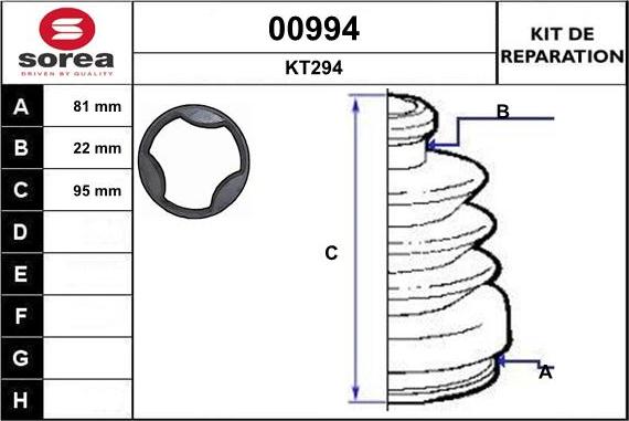 SNRA 00994 - Cuffia, Semiasse autozon.pro