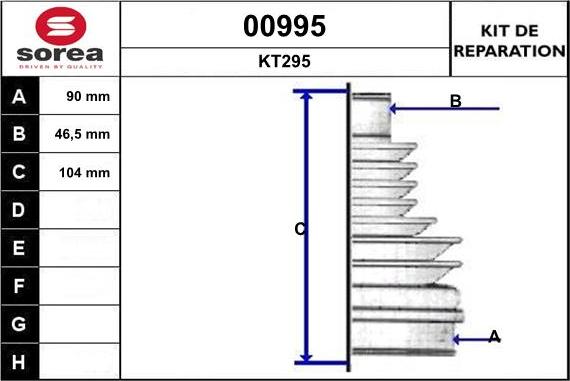 SNRA 00995 - Cuffia, Semiasse autozon.pro