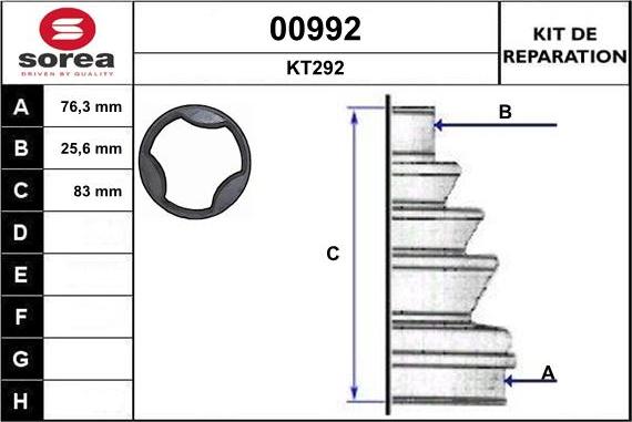 SNRA 00992 - Cuffia, Semiasse autozon.pro