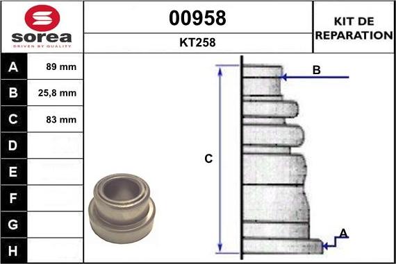 SNRA 00958 - Cuffia, Semiasse autozon.pro