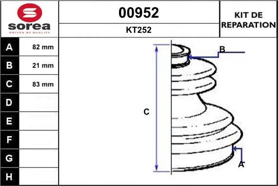 SNRA 00952 - Cuffia, Semiasse autozon.pro