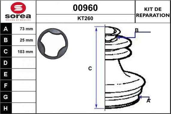 SNRA 00960 - Cuffia, Semiasse autozon.pro