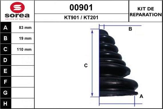 SNRA 00901 - Cuffia, Semiasse autozon.pro