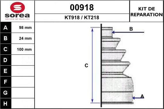 SNRA 00918 - Cuffia, Semiasse autozon.pro