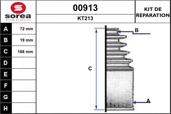 SNRA 00913 - Cuffia, Semiasse autozon.pro