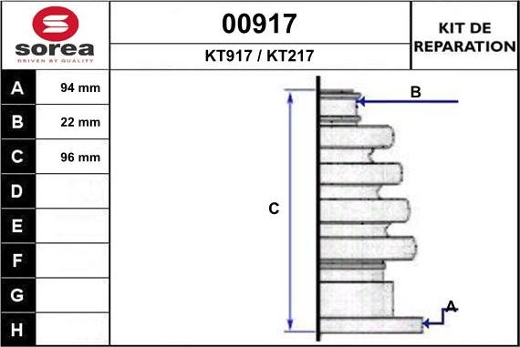 SNRA 00917 - Cuffia, Semiasse autozon.pro