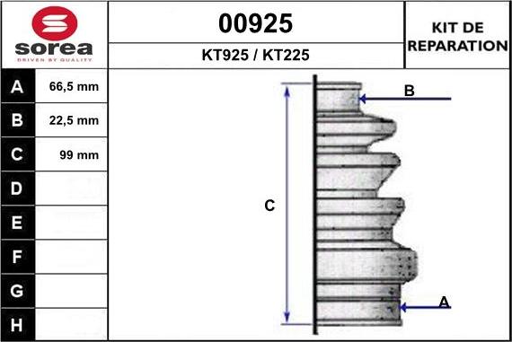 SNRA 00925 - Cuffia, Semiasse autozon.pro