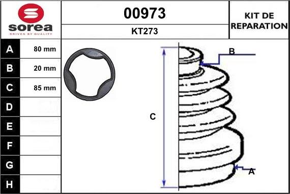 SNRA 00973 - Cuffia, Semiasse autozon.pro