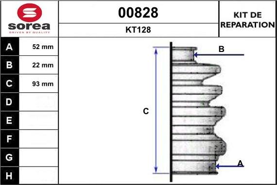 SNRA 00828 - Cuffia, Semiasse autozon.pro