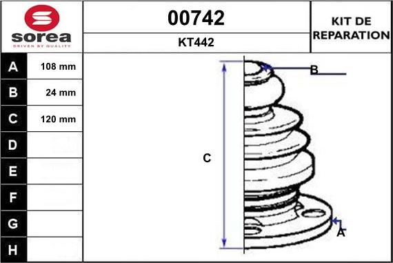 SNRA 00742 - Cuffia, Semiasse autozon.pro