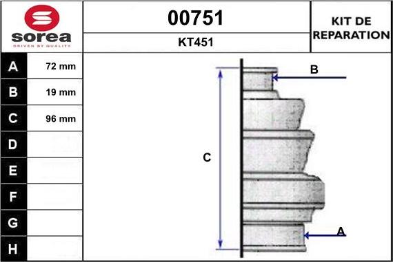 SNRA 00751 - Cuffia, Semiasse autozon.pro