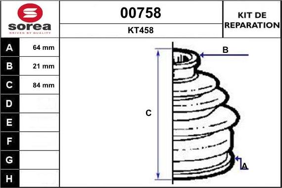 SNRA 00758 - Cuffia, Semiasse autozon.pro