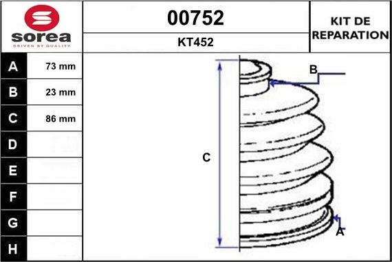 SNRA 00752 - Cuffia, Semiasse autozon.pro