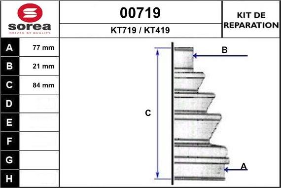 SNRA 00719 - Cuffia, Semiasse autozon.pro