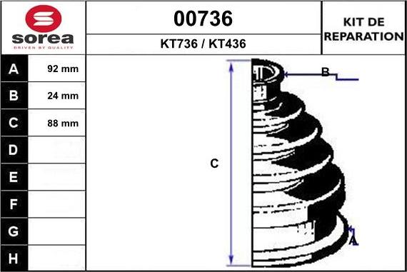 SNRA 00736 - Cuffia, Semiasse autozon.pro