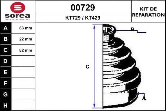 SNRA 00729 - Cuffia, Semiasse autozon.pro