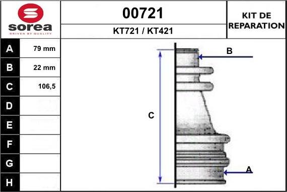 SNRA 00721 - Cuffia, Semiasse autozon.pro