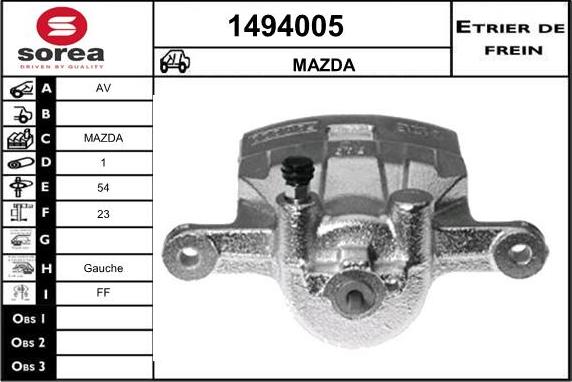 SNRA 1494005 - Pinza freno autozon.pro