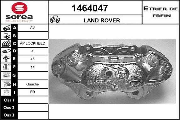 SNRA 1464047 - Pinza freno autozon.pro