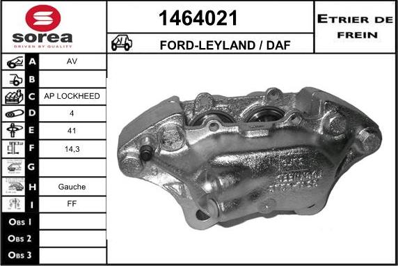 SNRA 1464021 - Pinza freno autozon.pro