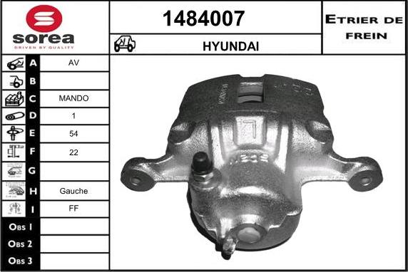 SNRA 1484007 - Pinza freno autozon.pro