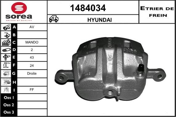 SNRA 1484034 - Pinza freno autozon.pro