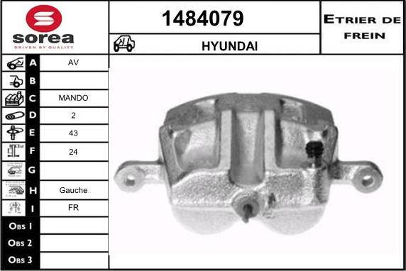 SNRA 1484079 - Pinza freno autozon.pro