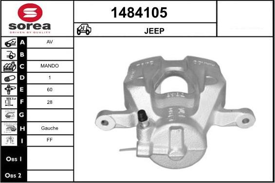 SNRA 1484105 - Pinza freno autozon.pro