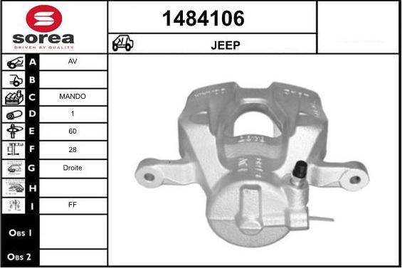 SNRA 1484106 - Pinza freno autozon.pro