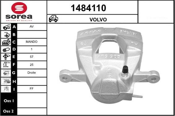 SNRA 1484110 - Pinza freno autozon.pro