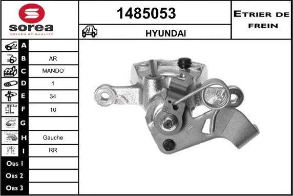 SNRA 1485053 - Pinza freno autozon.pro