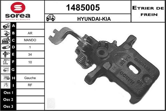 SNRA 1485005 - Pinza freno autozon.pro