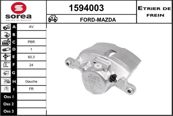 SNRA 1594003 - Pinza freno autozon.pro