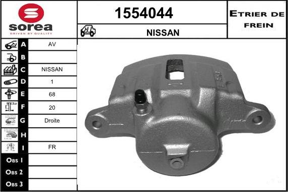 SNRA 1554044 - Pinza freno autozon.pro