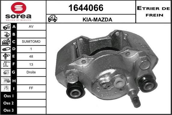 SNRA 1644066 - Pinza freno autozon.pro