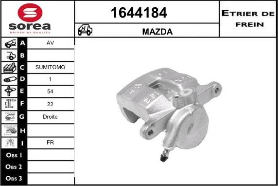 SNRA 1644184 - Pinza freno autozon.pro