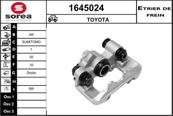 SNRA 1645024 - Pinza freno autozon.pro